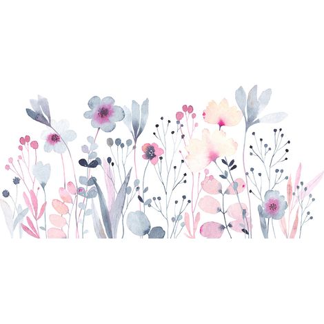 Papier peint panoramique Enfants - Fleurs - 325 cm x 219 cm (1/2)