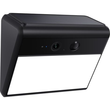 Caméra Extérieure Solaire avec éclairage Mural, 2K Caméra Surveillance WiFi Extérieure sans Fil Batterie, éclairage Activation par Mouvement, avec Détection IA, Vision Nocturne en Couleur, IP65 (1/5)