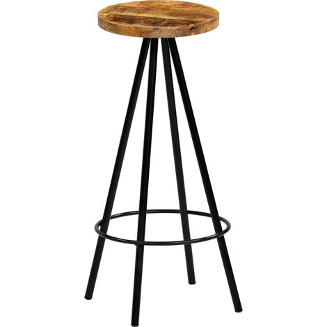 Maison Exclusive - Barhocker 4 Stk. Massivholz Mango