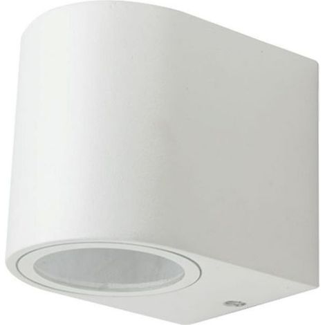 Foco de pared LED redondo V-TAC GU10 (máx. 35 W), color blanco, IP44 (1/5)