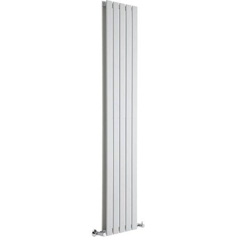Milano Alpha White Vertical Column Double Flat Panel Radiator - 1780mm x 350mm