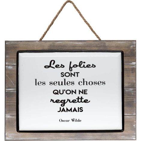 Schild Zitat 40x30,5cm - Model 2