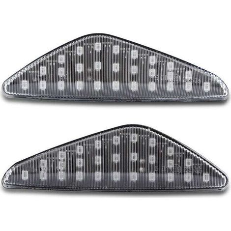 KIT 2 INDICATORI DI DIREZIONE LATERALI a LED COMPATIBILE CON Volvo S40 V40 / S90 V90 / S70 V70 / 960 / 940 / 850 / 760 / 740 / 240 / C70 / VETRO FUME
/ LED 6000K EFFETTO XENON / CAN-BUS, PLUG AND PLAY