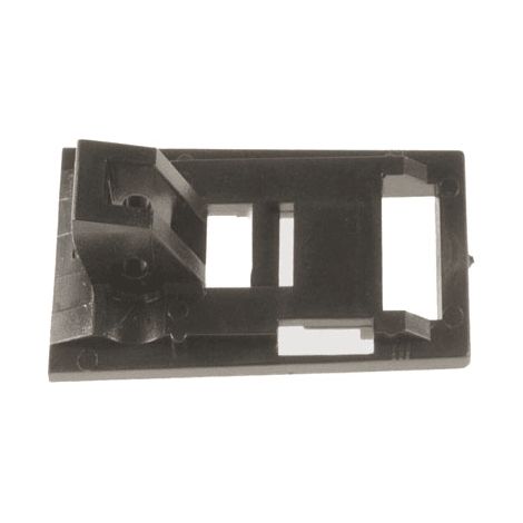 PLAQUETTE NOIRE OUVERTURE DE PORTE POUR LAVE LINGE INDESIT - C00019690