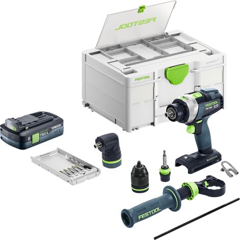 Festool TPC 18/4-Basic-Set Akku Schlagbohrschrauber 18 V 75 Nm Brushless + 1x Akku 4,0 Ah + Systainer - ohne Ladegerät