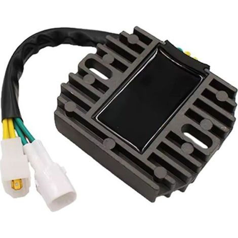 1 couleur : Noir Matériau : Métal Régulateur-redresseur de tension pour moteur de moto 32800-0 (1/5)