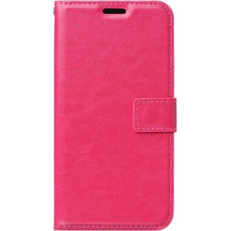 Étui portefeuille pour Huawei Y5 (2019) - Rose - Coque avec rangement cartes (1/4)