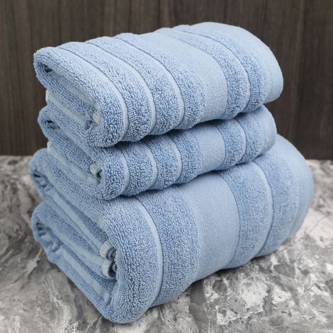 Towels Cotton Set Three-Piece Set Towels Gift Set (1/4)