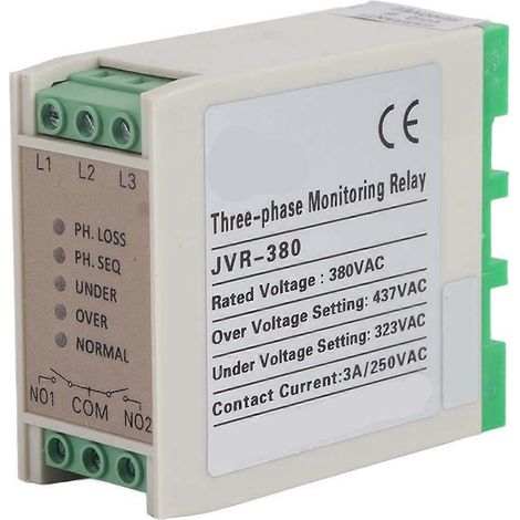 JVR-380 Phasenfolgeschutzrelais zur Spannungsüberwachung und -steuerung