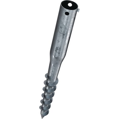 KRINNER Schraubfundament G Länge 650 mm Ø 68 mmGewinde 1xM8 1,9 kg Stahl (1/2)