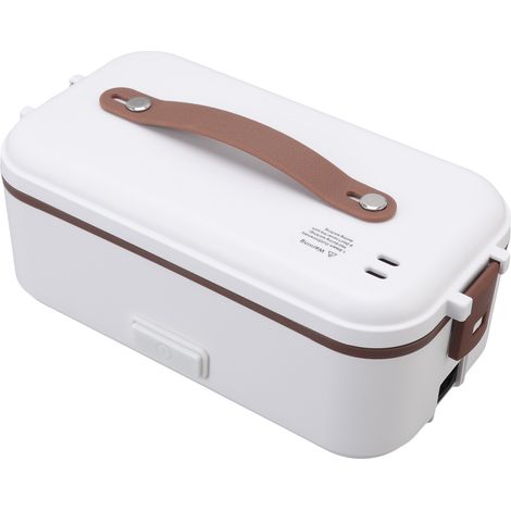 Elektrische Lunchbox mit Schnellheizfunktion, wasserdicht, hohes Fassungsvermögen (0,4 l), einlagig, tragbar, warm, für Büro, Schule und Zuhause, EU-Stecker (220 V) (1/5)