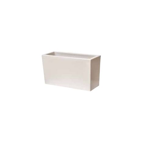 Vaso Fioriera mod. Matelica Lunga 78 - Grigio Medio - Linea Vasar by Telcom