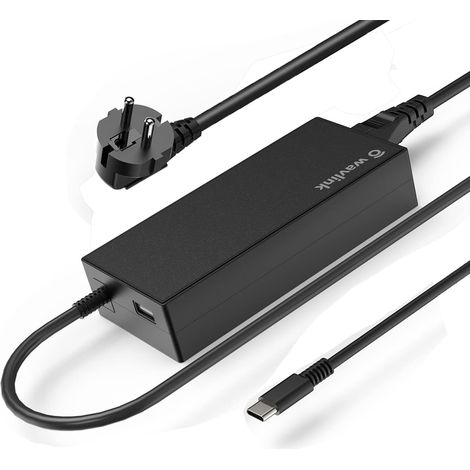 112W Chargeur PC Portable USB C, Type-C Universel Alimentation, pour MacBook Pro/Air Dell HP Samsung ASUS Huawei Matebook Xiaomi Air Lenovo ThinkPad Acer Ordinateur Portable et Smartphones. (1/5)