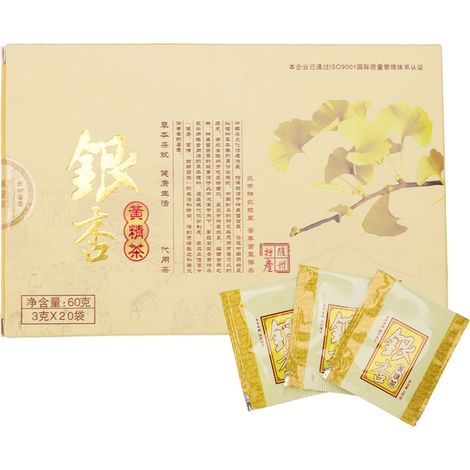 20 Sachets de thé au Polygonatum et au Ginkgo, 3g par sachet, infusion santé pour offrir, bien-être des seniors et beauté. (1/5)