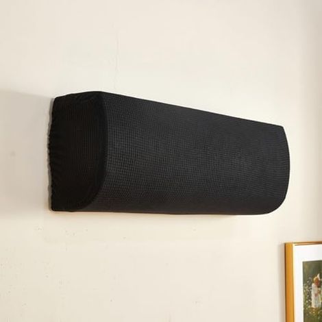 Air Conditioner Protective Cover, Indoor Air Conditioner Cover, Dust Cover - Outdoor Air Conditioner Cover, Black (1/3)