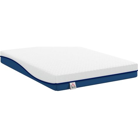 Colchón 190x90 cm Grosor 20 cm Colchón Viscoelástico con Té Verde Firmeza Media Cama Refrescante con Espuma de Gel