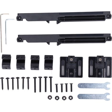 Kit d'accessoires pour amortisseur de ressort de porte (2 pièces) pour portes de 40 à 80 lb (1/5)