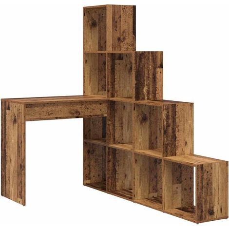 Maison Exclusive - Eck-Schreibtisch Altholz 101,5 x 149,5 x 149,5