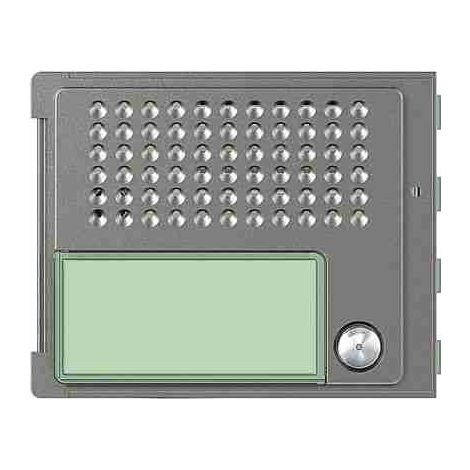 Panel frontal básico para altavoz BTI351015 con 1 botón de llamada SFERA Robur