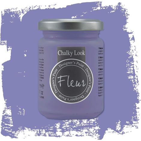 Fleur - Colori a base minerale - Fleur chalky look - effetto gesso 130 ml - scegli il colore / -/F71 lavander blue