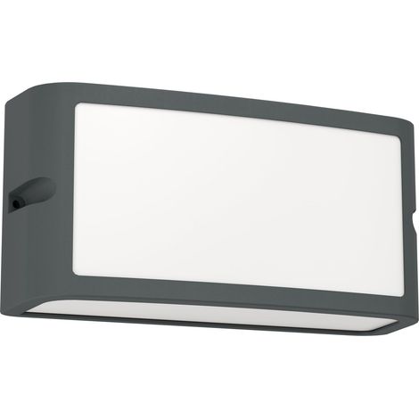 Applique murale extérieure LED, lampe de façade rectangulaire (1/5)