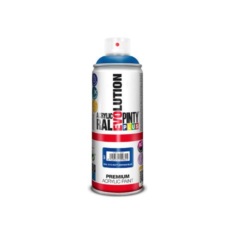 Pintura en Spray PintyPlus Evolution 520cc RAL 5010 Matt Gentian Blue