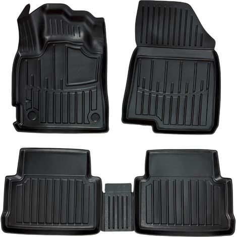 Tapis de voiture Dacia Jogger à partir de l'année modèle 2021 pour les 1ère et 2ème rangées de sièges, sauf pour le modèle hybride (HEV)