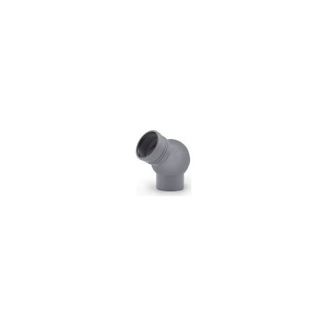 Codo ajustable 50/0-90 gris - HP/U5NP