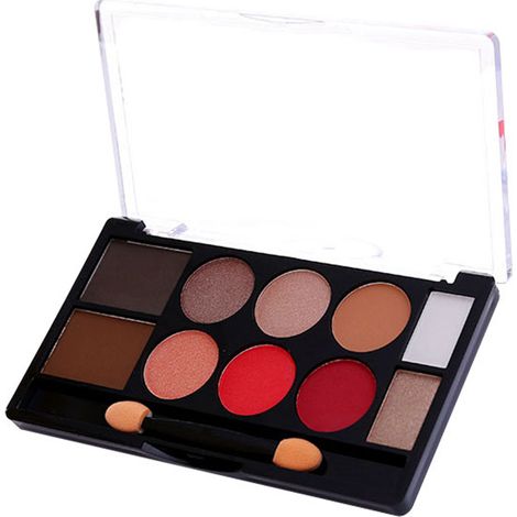 10 teintes poudre fard à paupières mat pailleté palette coffret (02) (1/3)