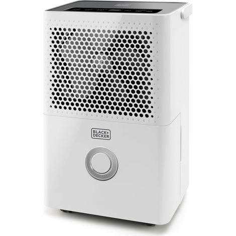 Déshumidificateur 12L, Jusqu'à 25m2, Fonction séchage, 2 vitesses, 1,8L, Programmable 24h/24, Réfrigérant R290, Poignée de transport, Filtre amovible et lavable (1/5)