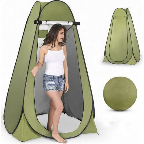 Tentes pop-up, tentes toilettes, tentes douche, tentes à langer, toilettes privées, tentes douche de camping, vestiaires extérieurs
