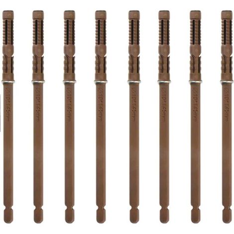 Support D'étagère Flottante, 8 PackTablette Dissimulée, Tablette Invisibles Robustes Supports pour Étagère en Bois Suspendue Armoire Murale DIY Etagères Murale (10x145mm) (1/5)