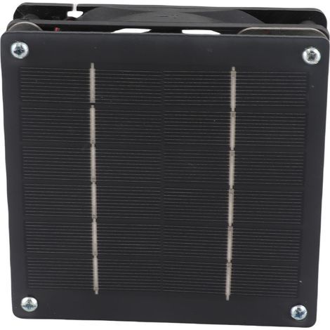 3W 6V Monocrystalline Solar Extraction Fan, Adjustable Angle, Quiet, for Chicken Coops and Greenhouses (1/5)