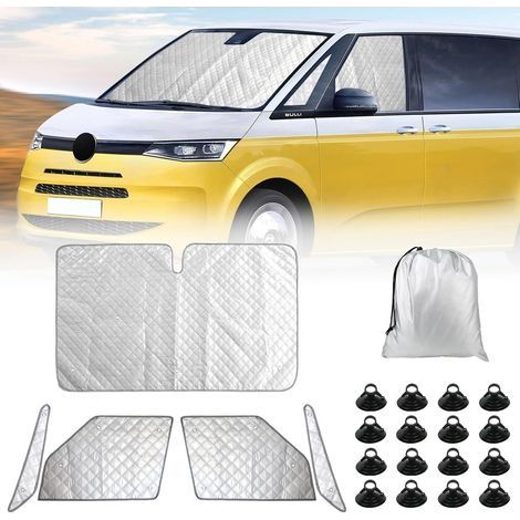 Pare-soleil de rechange pour pare-brise de voiture VW T7 VW T7 California 2021-2026, pliable, protection UV, accessoires (1/5)