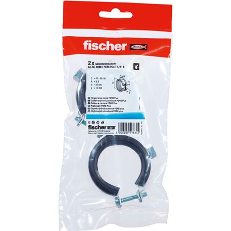 fischer articulated pipe clamp FGRS Plus 1 1/4" B (2) 10 pièces (1/3)