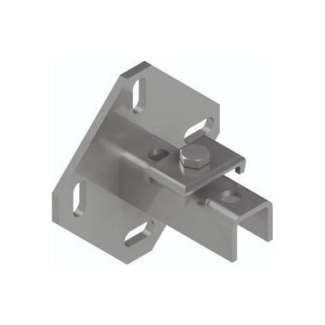 Embase pour profil de montage rail 41x41 – Platine WBD pour structures de supportage – Stabilité accrue en forces latérales – Erico