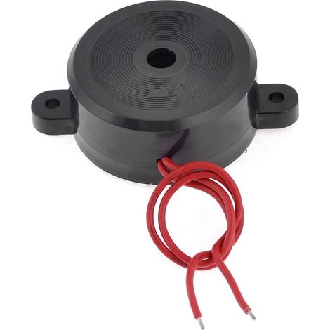 Sourcing Map AC 220V Gehäuse Schwarz 2-Draht Dauerbetrieb Elektronischer Industriesummer 105dB (1/3)