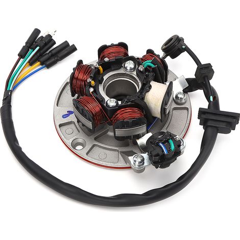 Plaque Magneto Stator pour Moteur LIFAN YX 140cc Kick Start, Adapté PIT PRO Trail Dirt Bike, Pièce de Remplacement (1/5)