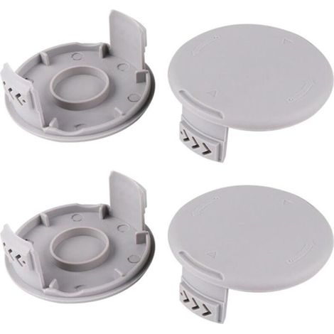 Pack of 4 replacement spool caps compatible with Ryobi One+ AC14RL3A and Ryobi AC14HCA One+ cordless trimmers (1/3)