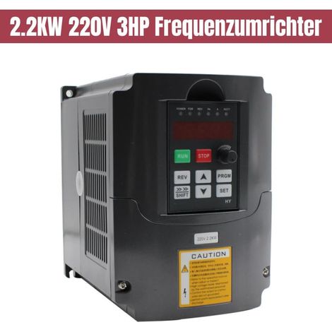 Trasformatore convertitore trifase da 2,2 KW 220 V 10 A 3 HP per inverter a frequenza variabile per controllo della velocità del motore del mandrino HY02D223B