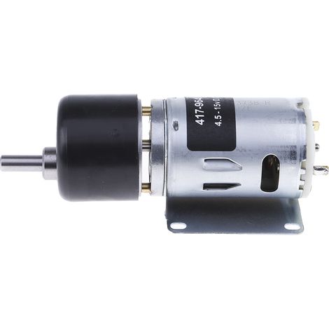 Motoréducteur CC RS PRO, 12 V, 19,8 W, 4 tr/min, dia. de l'arbre 6mm ( Prix pour 1 ) (1/3)
