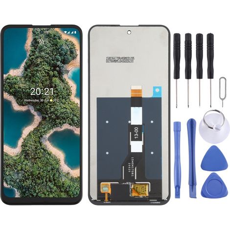Kompatibel mit dem Nokia X20 TFT-LCD-Touchscreen (Farbe: Schwarz) (1/4)