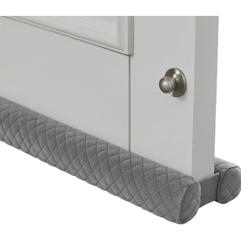 Bandes d'étanchéité de porte flexibles insonorisantes et coupe vent, découpables, anti froid, lavables, pour interstices de porte, bandes adhésives pour portes (1/5)