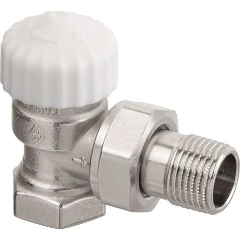 HEIMEIER Thermostat-Ventilunterteil V-exact II "kurz", Eckform, DN15, vern., 3451-02.000 (1/4)