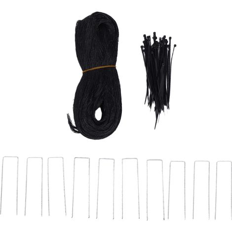 Filet Anti-Oiseaux Haute Résistance en Maille HDPE pour Jardin Plantes Légumes Arbres Fruits Poulailler 13.12x19.69ft (1/5)