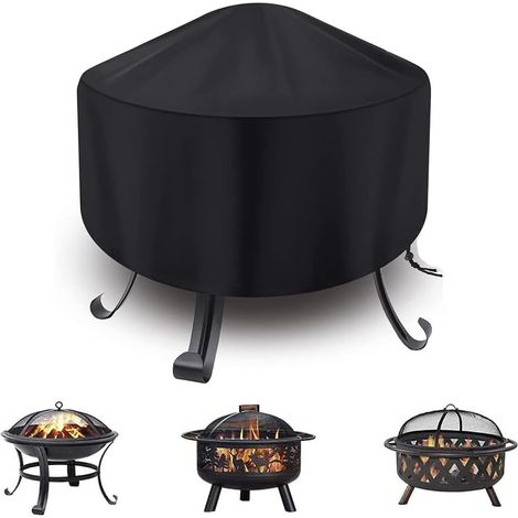 Lot de 2 nappes rondes Tissu Oxford 420D avec nappe en PVC élastique imperméable et résistante à l'