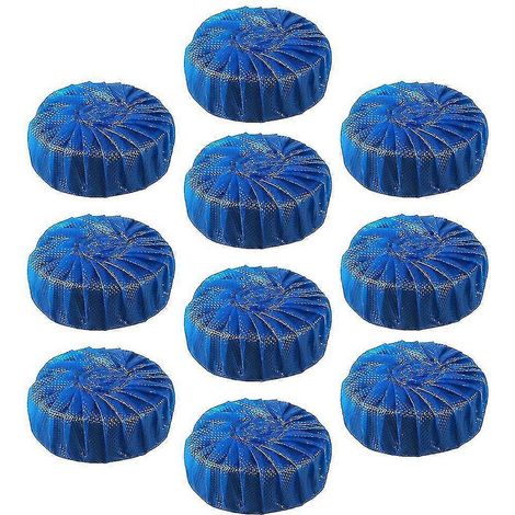Lot de 10 pastilles bleues pour réservoir de toilettes