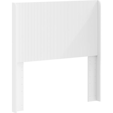 Cabecero Blanco Madera de ingeniería vidaXL