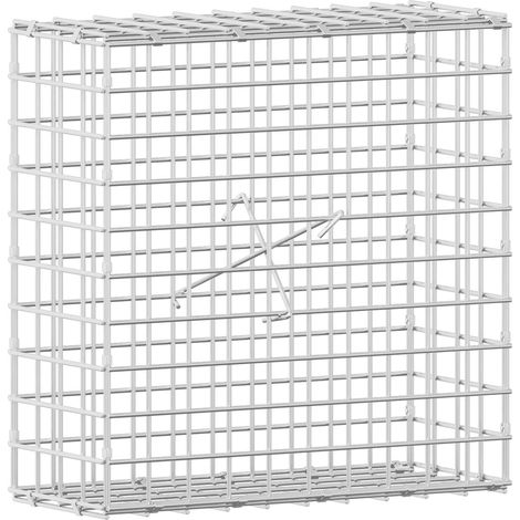 Gabion mit 5 mm Draht und 5x5 cm Maschen 50x20x50 cm vidaXL (1/5)