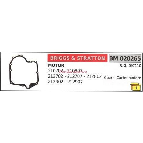 Guarnizione carter motore B&S tagliaerba rasaerba 210702 210807 212702 020265